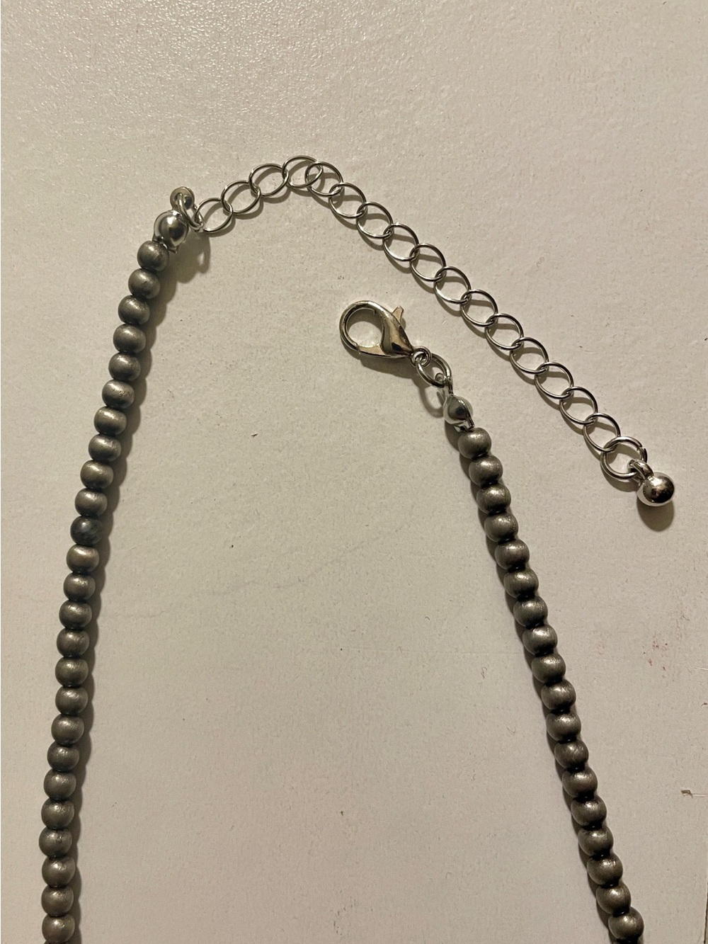 4mm Navajo Style Pearl Necklace - Picture 3 of 3